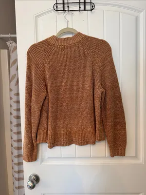 Old Navy Rust Marled Crewneck Sweater thumbnail 2