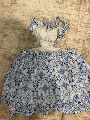 Strapless Dress Blue thumbnail 4