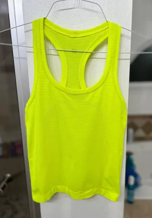 Lululemon Swiftly Tech RB Tank 2.0 Race Length Highlighter Yellow thumbnail 1