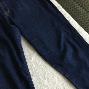 Old Navy Super Skinny Mid Rise Women's Dark Wash Blue Denim Jeans - Size 12 thumbnail 9
