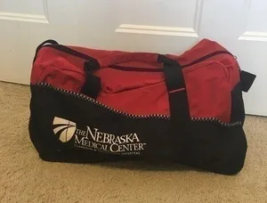 Nebraska Medical Center vintage duffle bag thumbnail 1