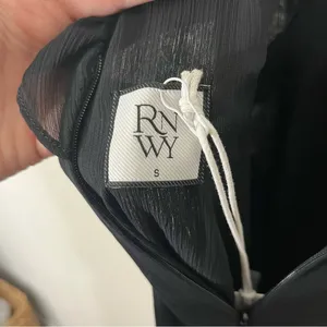 NWT Runaway The Label Suzannah Maxi Dress Black Small thumbnail 4