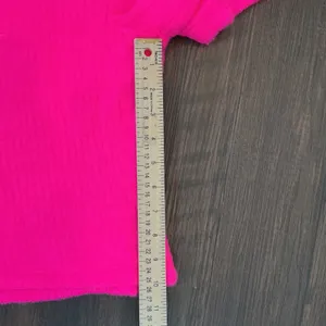 Anthropologie Eyelash Knit Mock Neck Sweater Hot Pink Fuzzy Ribbed Size M Cozy thumbnail 6
