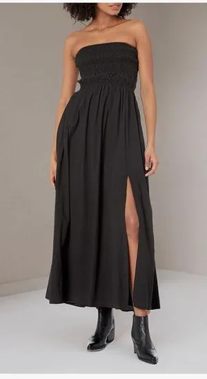 NEW Black ASTR the label Women's Stasia Dress L $158 thumbnail 5
