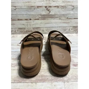 Crocs Soho Two-Strap Platform Sandals Women's Size 10 Sepia Adjustable Strap thumbnail 5