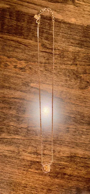 Kendra Scott Rose Gold Necklace thumbnail 1