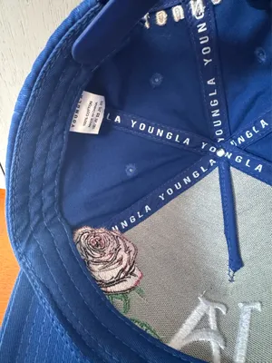 YoungLA SnapBack Hat Blue thumbnail 5