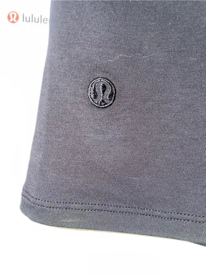 Lululemon Cap-Sleeve Henley T-Shirt Black Size Medium M NWT thumbnail 3