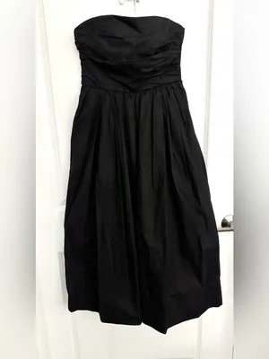 A.L.C. Tate Midi Dress in Black Size 6 thumbnail 4