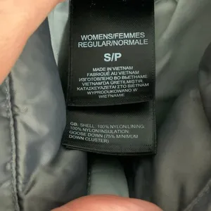The North Face‎ Goose Down Puffer Jacket Womens Size Small Silver Gray thumbnail 3