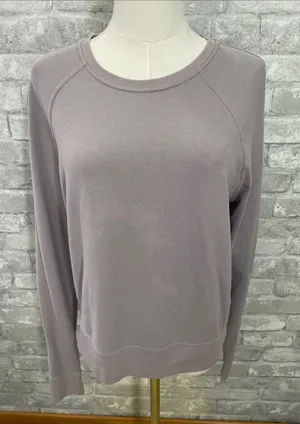 Lululemon Every Moment Crew Lavender Grey thumbnail 1
