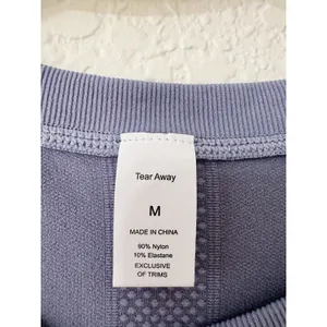 Amazon Seamless Long Sleeve Workout Top Dusty Blue Size Medium thumbnail 3