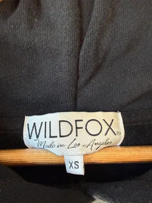 Wildfox "Prowlin' Around" Black Hoodie thumbnail 3