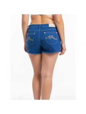 Miss Me Royal Blue Shorts Size 29 thumbnail 2
