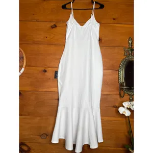 NWOT Lulus Stun Like Me White Bodycon Trumpet Hem Midi Dress Gala Banquet Sz XS thumbnail 5