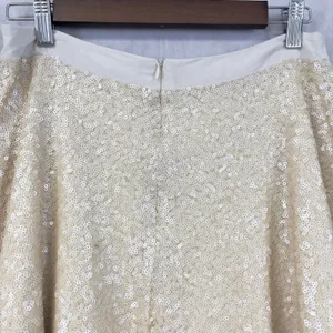JOA Sequin Mini Skirt Women Medium Champagne Party Disco Going Out Showgirl Glam thumbnail 6