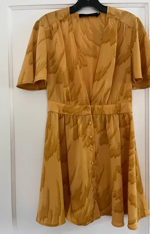 House of Harlow 1960 x Revolve Yellow Plunge Dress thumbnail 1