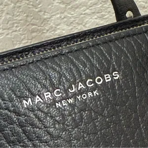 MARC JACOBS Mini T Tote Stud Black Pebbled Leather Crossbody Bag NO STRAP thumbnail 13
