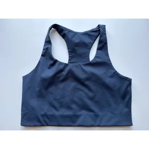 Girlfriend Collective Paloma Compression Bra in Navy Blue Size XL thumbnail 4