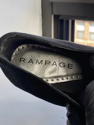 Rampage Black Suede High Heel Booties thumbnail 8