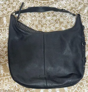 Luck Brand Black Leather Hobo Bag/ Tote thumbnail 1