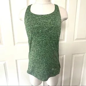 Icyzone green athletic tank with built in bra thumbnail 3