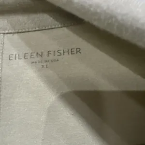 EILEEN FISHER Jacket XL Organic Cotton Blend Jersey Track Zip Green minimalist thumbnail 7