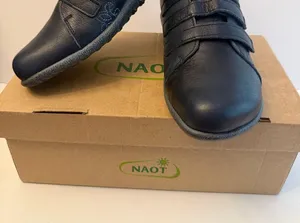 NAOT Mihi Slip On Comfort Shoes Women’s Size 37 (US 6 6.5) Soft Ink Leather NIB thumbnail 1