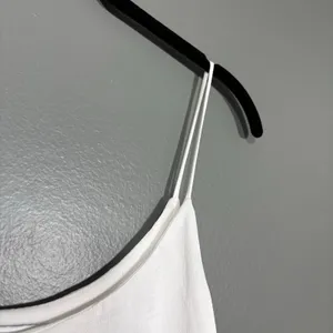 Bar III White Minimalist Silky Feel Tank Top - Women's Size Medium - Spaghetti thumbnail 2