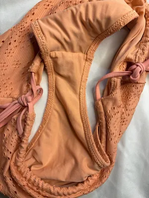 Aerie Swim Hi-Rise Perforated Side-Tie Bikini Bottom thumbnail 4