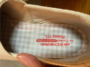 Skechers Breathe-Easy Swayful Natural Linen Slip-On Flats Size 10 thumbnail 8