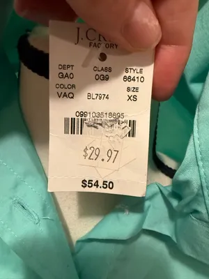 J. Crew Mint Green Button-Down Shirt thumbnail 3
