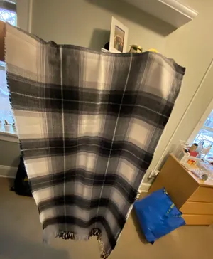 Plaid Blanket Scarf thumbnail 2