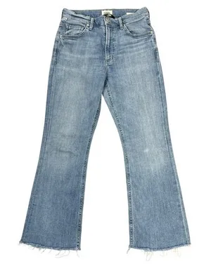 Citizens of Humanity Isola Cropped Boot Jeans 25" Lawless Stretch Raw Hem USA‎ thumbnail 1