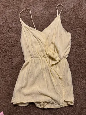 Yellow altard state romper  thumbnail 4
