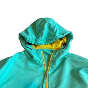 Dutch Bros Coffee Teal Pullover Windbreaker Jacket w/ Logo Size X-Large Women's thumbnail 2