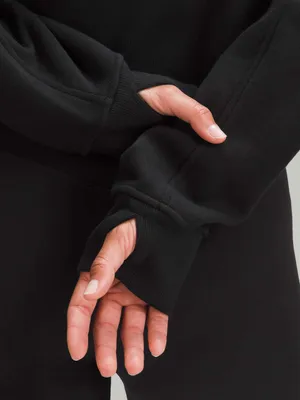 Lululemon Scuba Oversized Pullover Wordmark Black Crewneck Sweatshirt XS/S thumbnail 3