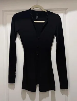 Skims Soft Lounge Button Up Henley Onesie thumbnail 1
