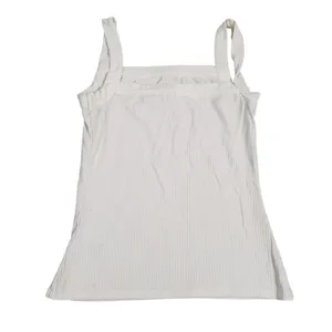 Reformation Rochelle Ribbed Tank Top Size XS Ivory White Minimalist Layering thumbnail 3