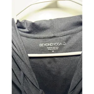 Beyond Yoga Spacedye Everyday Full Zip Hoodie Heathered Darkest Night Sz Medium thumbnail 7