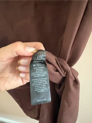 Lulus Chastain Brown Ponte Knit Off-the-Shoulder Maxi Dress Size Medium Formal thumbnail 11