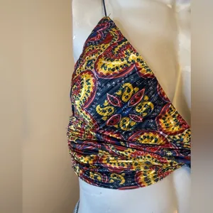 Urban Outfitters Paisley Graphic Boho Whimsy Fairy Cami Small thumbnail 3