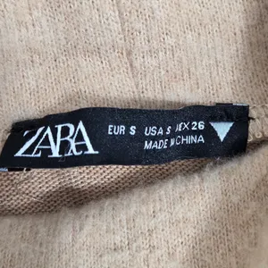 Zara Cozy‎ Crop Tan Mock neck Sweater size S thumbnail 8