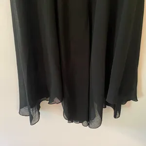 Cato Y2K Black Whimsygoth Fairycore Sheer Layered Midi Dress V-neck Women's 10 thumbnail 5