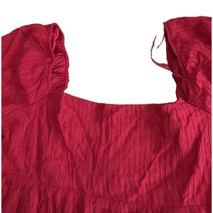 Altar'd State Marianne Mini Dress Red Women's XL New Ruffle Tiered Boho thumbnail 10
