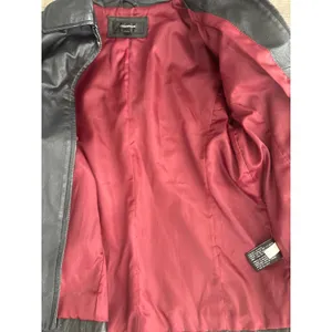 Colebrook Classics Black Genuine Nappa Leather Zip Up Jacket Womens Large L thumbnail 5