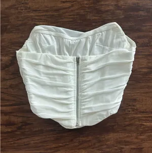 White Corset Top Size XS thumbnail 2