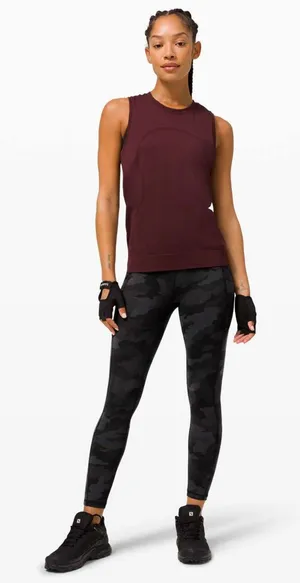 NEW Lululemon l High-Rise Tight 28 SIZE 10 Heritage 365 Camo Deep Coal Multi thumbnail 1