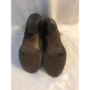 Brown suede ankle boots size 8.5‎ fall winter festival thumbnail 6