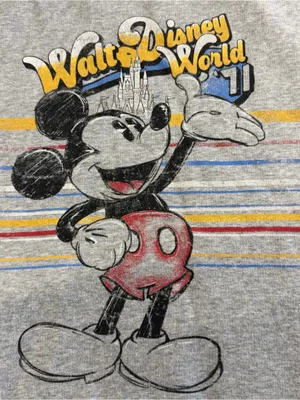 Disney Official Parks Crewneck Sweatshirt Mickey Mouse Magic Kingdom 1971 2XL thumbnail 2